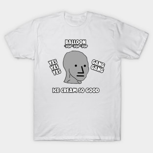 NPC TikTok Streaming Trend Meme T-Shirt